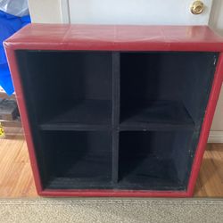 35/35 “ Beautiful Leather Box To Be Used In Many Ways , Hanging On The Wall Or Dawn As Storage