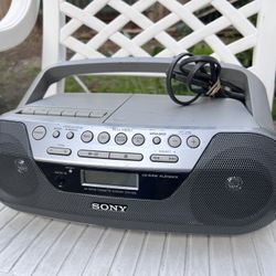 Sony Boombox CD Radio Cassette-corded Player