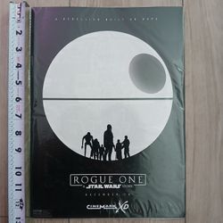 Rogue One : A Star Wars Story Exclusive Cinemark XD 9.5" x 13" Collectors Poaster Sealed!