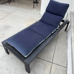 Adjustable Chaise Outdoor Lounge By Pottery Barn
