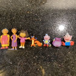 7 Nickelodeon Dora The-Explorer Figures