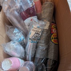 Tons Of Different Types Of Cups For Parties