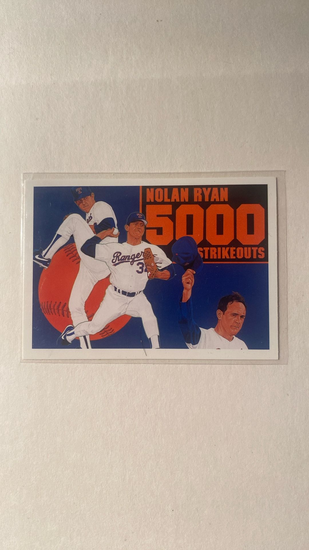 🔥 1990 Upper Deck Nolan Ryan #34 – 5000 Strikeouts MLB Baseball Card
