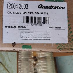 Stainless steel side steps