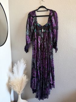 Free People Timeless Tapestry Dress Sz Small