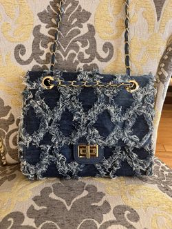 Denim Crossbody Handbang