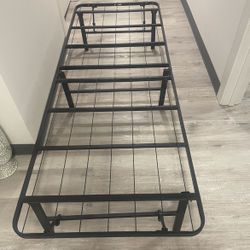 Two 28.75” Fold Out Metal Bed Frames