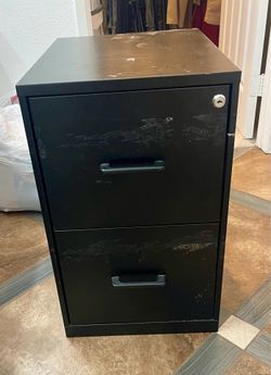 Metal file cabinet