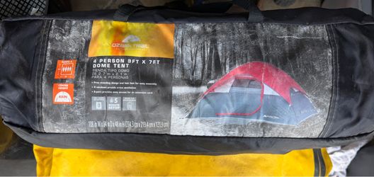 Ozark Trail 4 Person Waterproot General Use Seasons Camping Tents
