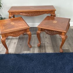 Sofa Table,Two End Tables Sell As Set Or By The Piece