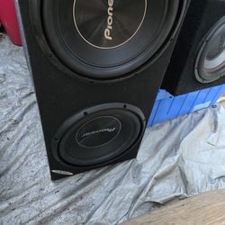 2 12 Inch Pioneer TS-A300S4 Subwoofers In Ported Box $120 Or Trade