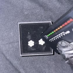 Diamond Cluster Earrings 