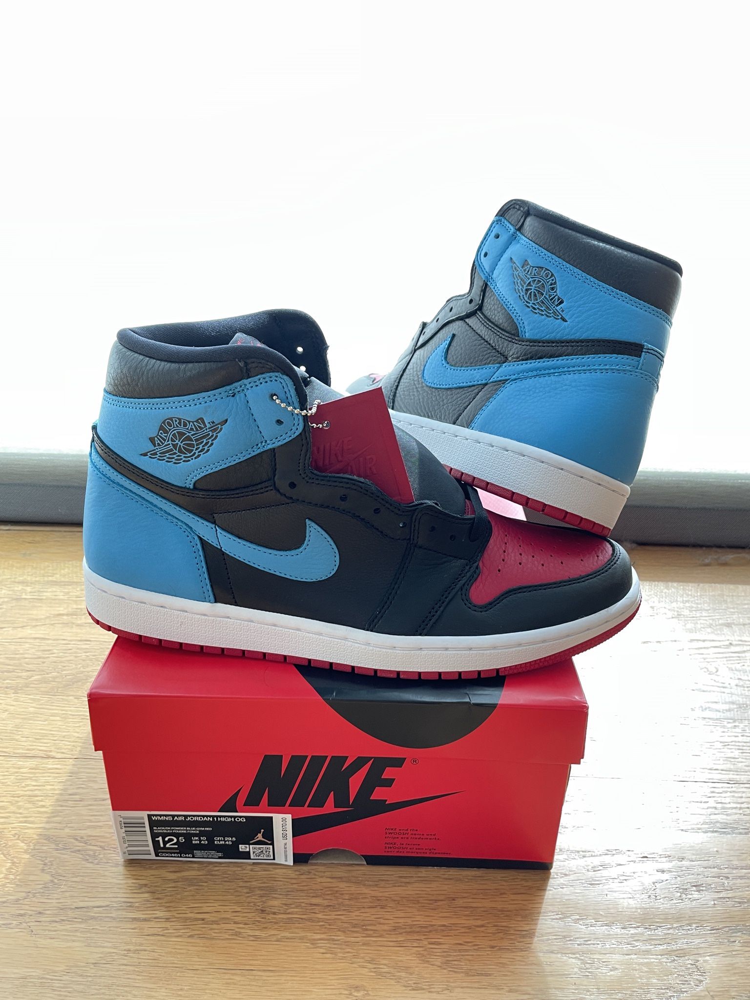 Jordan 1 High NC to CHI - 12.5 W / 11 M