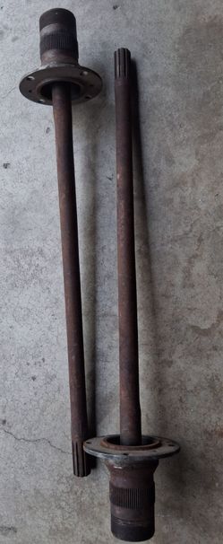 OEM Original Axles for MGA 56 59 Midget AH Austin Healy Sprite  Auto 10 Spline Half shafts 28 1/2" long