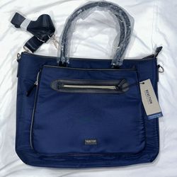 NEW w/Tags Kenneth Cole Reaction Women’s Navy Blue Tote-m Bag, RFID Protection