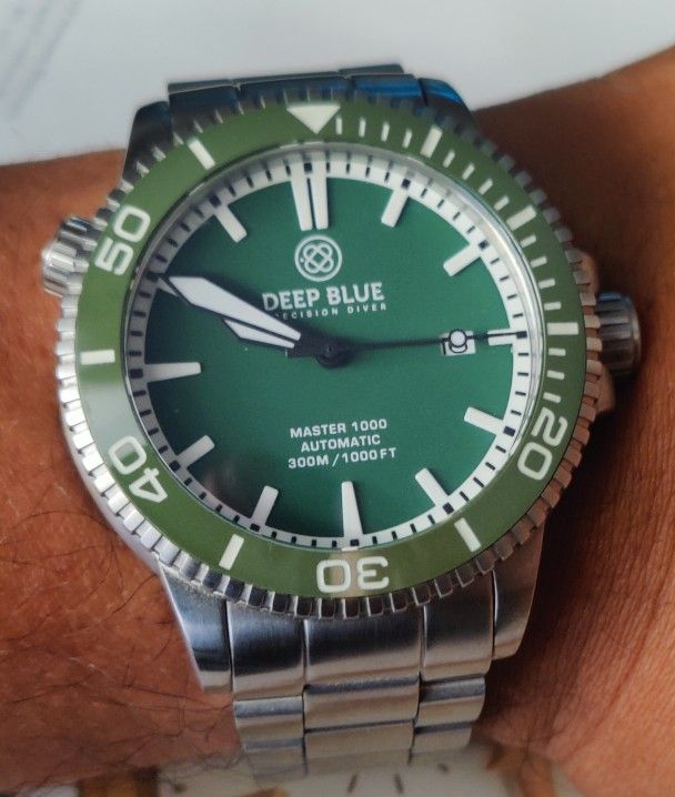 DEEP BLUE Diver Master Hulk Automatic Watch.