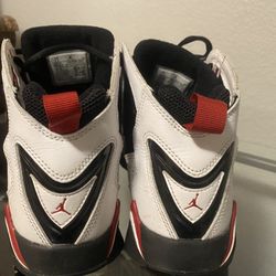 Nike Air Jordan True Flight White Varsity Red Black Chicago 342964-160 Men's NBY