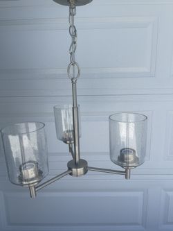 Kichler Winslow 3 Light Brushed Nickel Chandelier