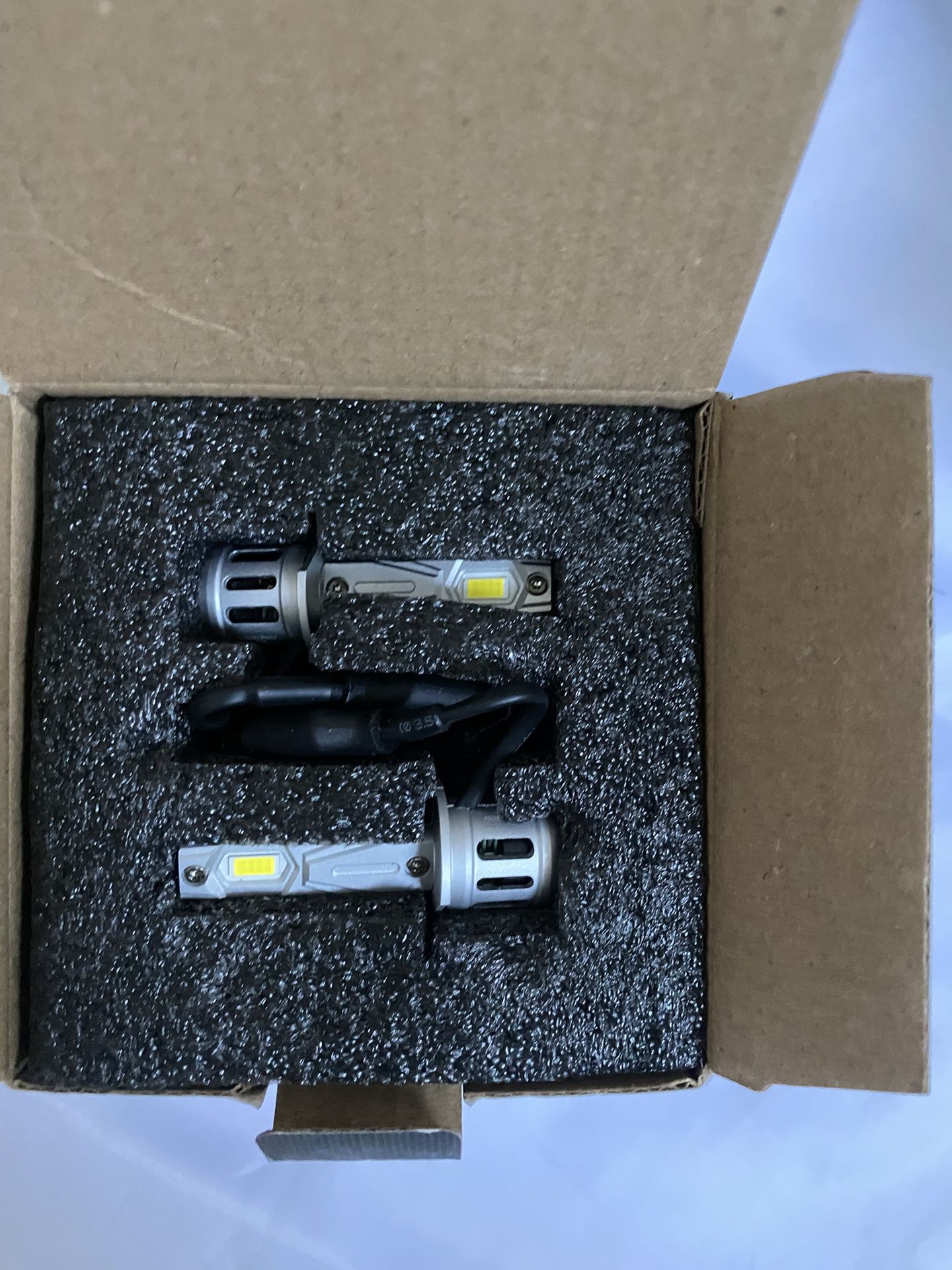 SEALIGHT H1 Fog Bulbs, 50000LM Super Brighterness 1:1 Mini Size, 6500K Cool White Fog Lights with 15000RPM Cooling Fan, 3 Minutes Inatallation, Pack o