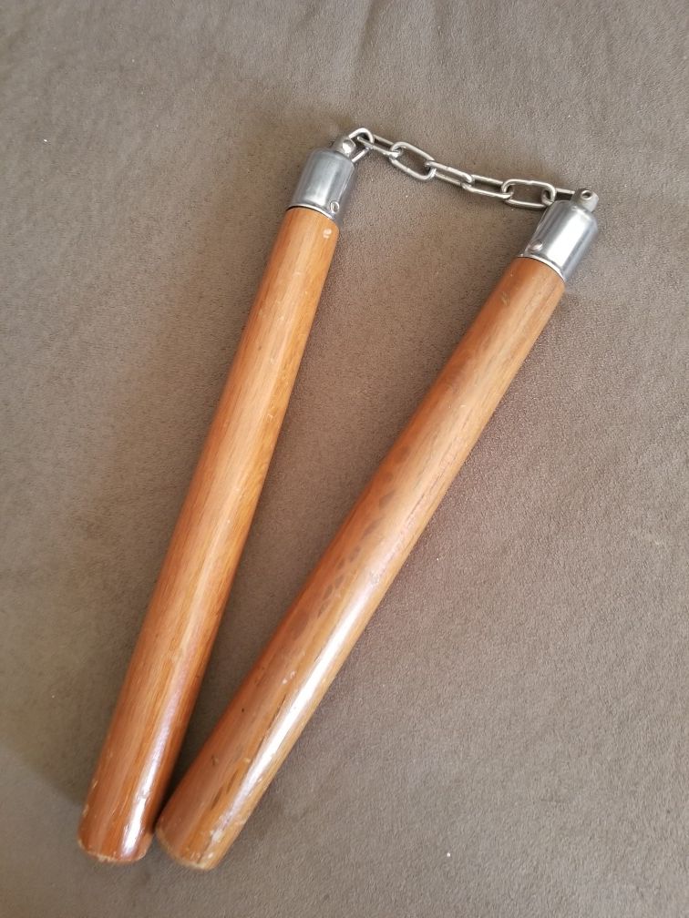 REAL WOOD NUNCHUCKS 😮
