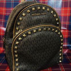 Brown Michael Kors Backpack 