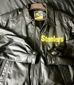 Steelers Black Genuine Leather Jacket 
