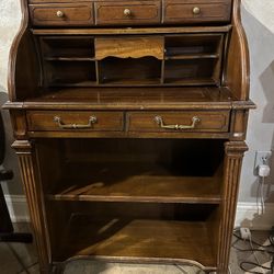 Antique Roll Top Desk