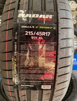 215/45/17 Tires Set 