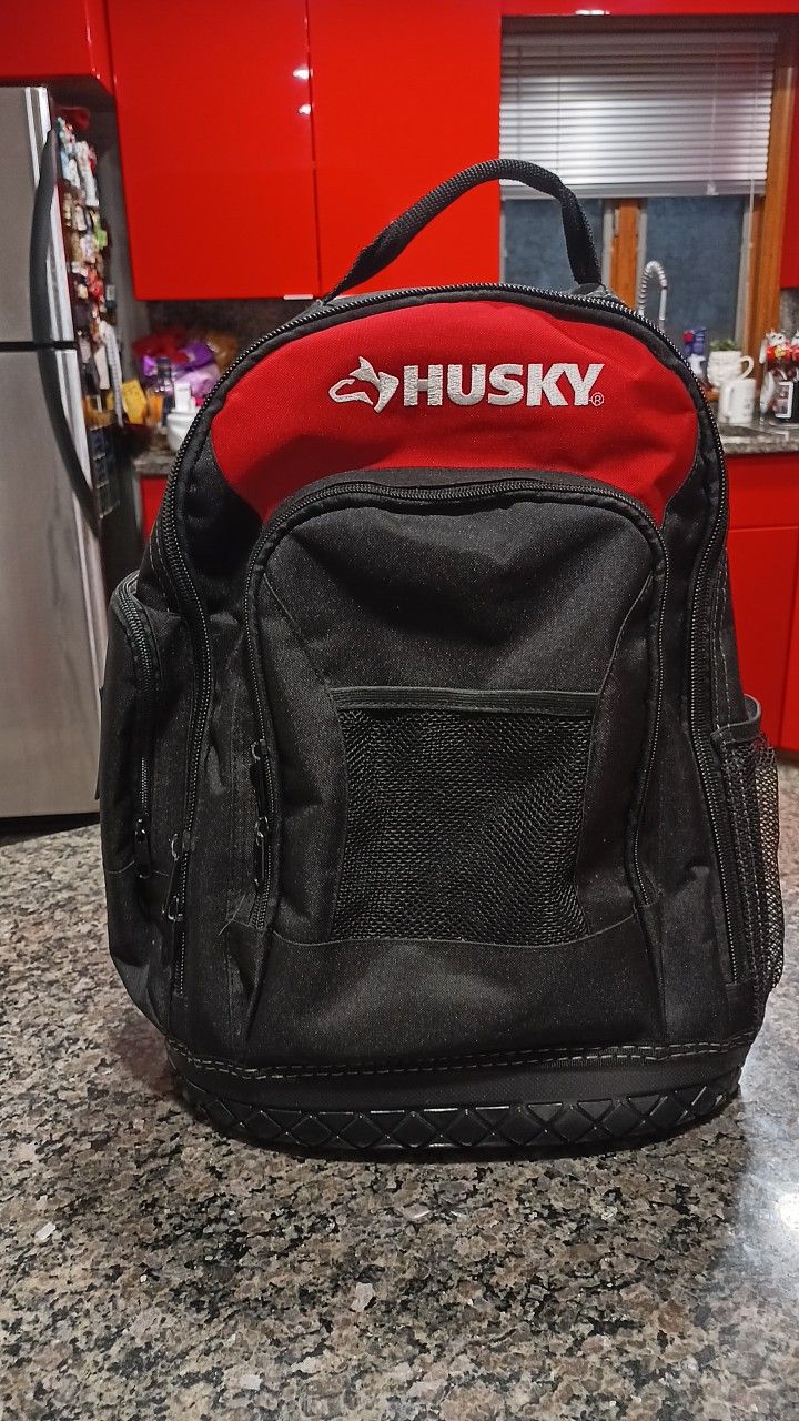 husky brand new tool back pack$39