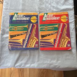 Accent on Achievement Alto Saxophone Books