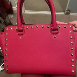 Michael Kors crossbody/ small handbag with gold studs