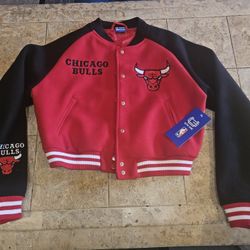 NBA Chicago Bulls Wool Jacket 👀READ DESCRIPTION BELOW ⬇️AVAILABLE 