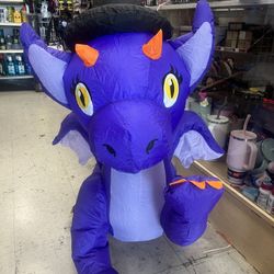 Halloween Inflatable 3.5ft Tall Dinosaur 
