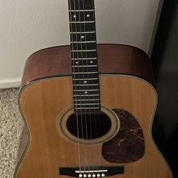 Vintage Hohner Acoustic model hmw600 Handcrafted Guitar 6 Strings 