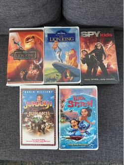 Disney VHS lot of 5 classics