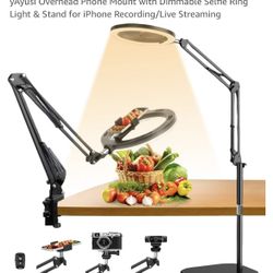 Brand New - Selfie Phone Stand w/Ring light
