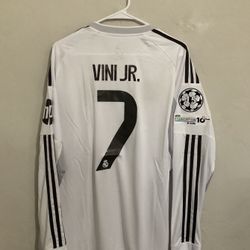 Real Madrid 2025-26 Home Vini Jr Jersey (medium Large XL)