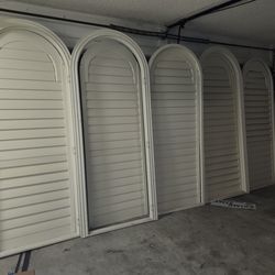 5 Shutter Panels With Framing