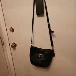 Black New Nvr Used Coach Bucket Bag Pet Smoke Free Home