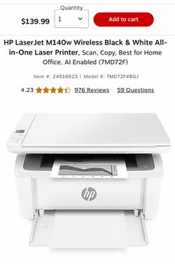Hp laser printer mfp