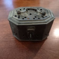 Vintage Brass Trinket Box 