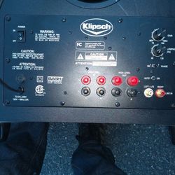 Klipsch powered 10 inch sub