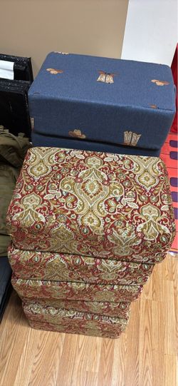Upholstered cushions for floor seating (13) priced each