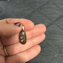 Boulder Australian Opal Pendant