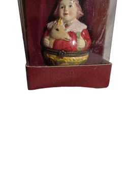 Villeroy & Boch Forest Treats Porcelain Trinket Box Deer - Used