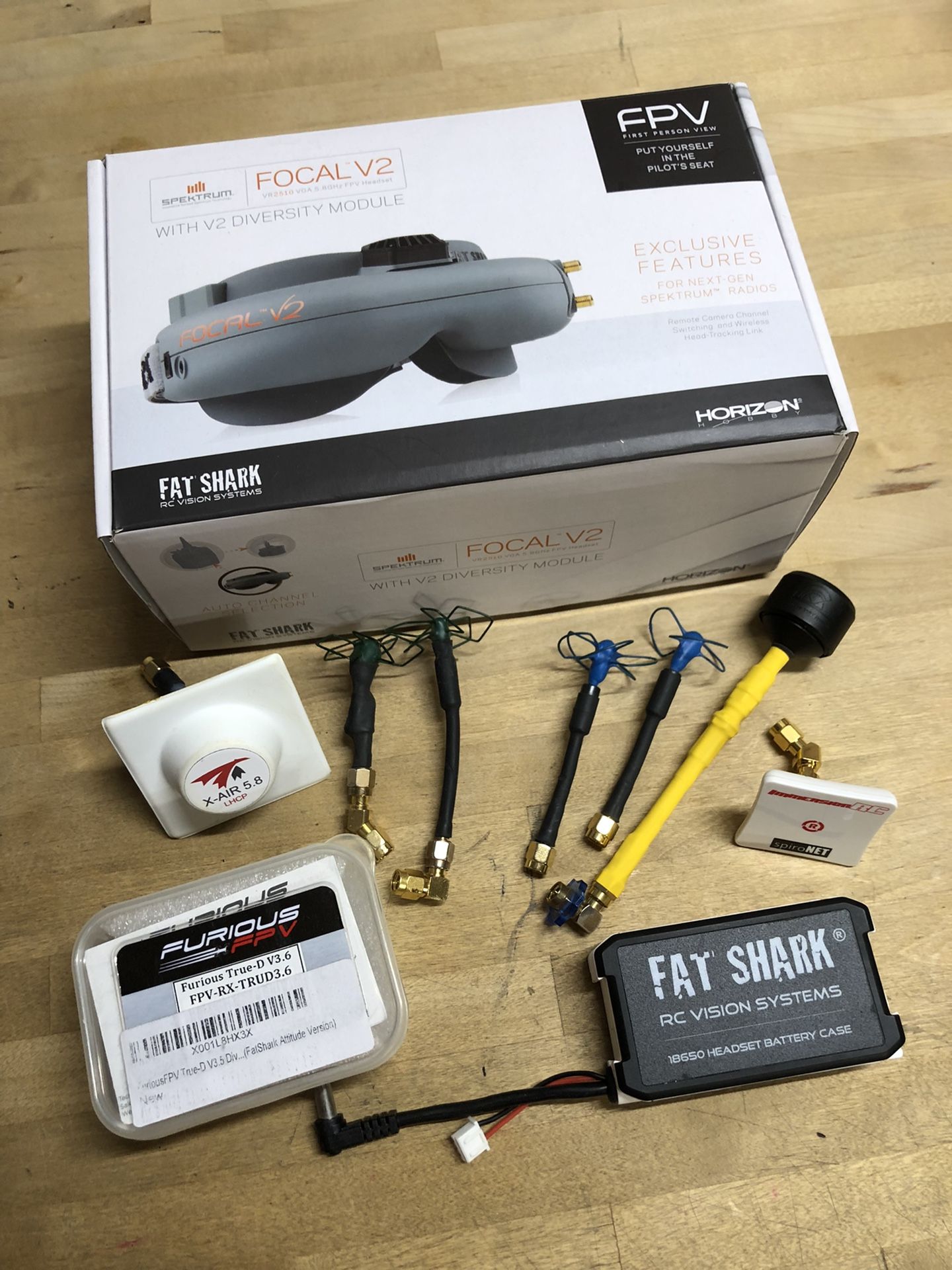 Fat Shark Spektrum Focal V2 FPV Goggles