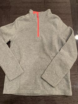 Girls Fleece Half Zip Sweater Sz M (8)
