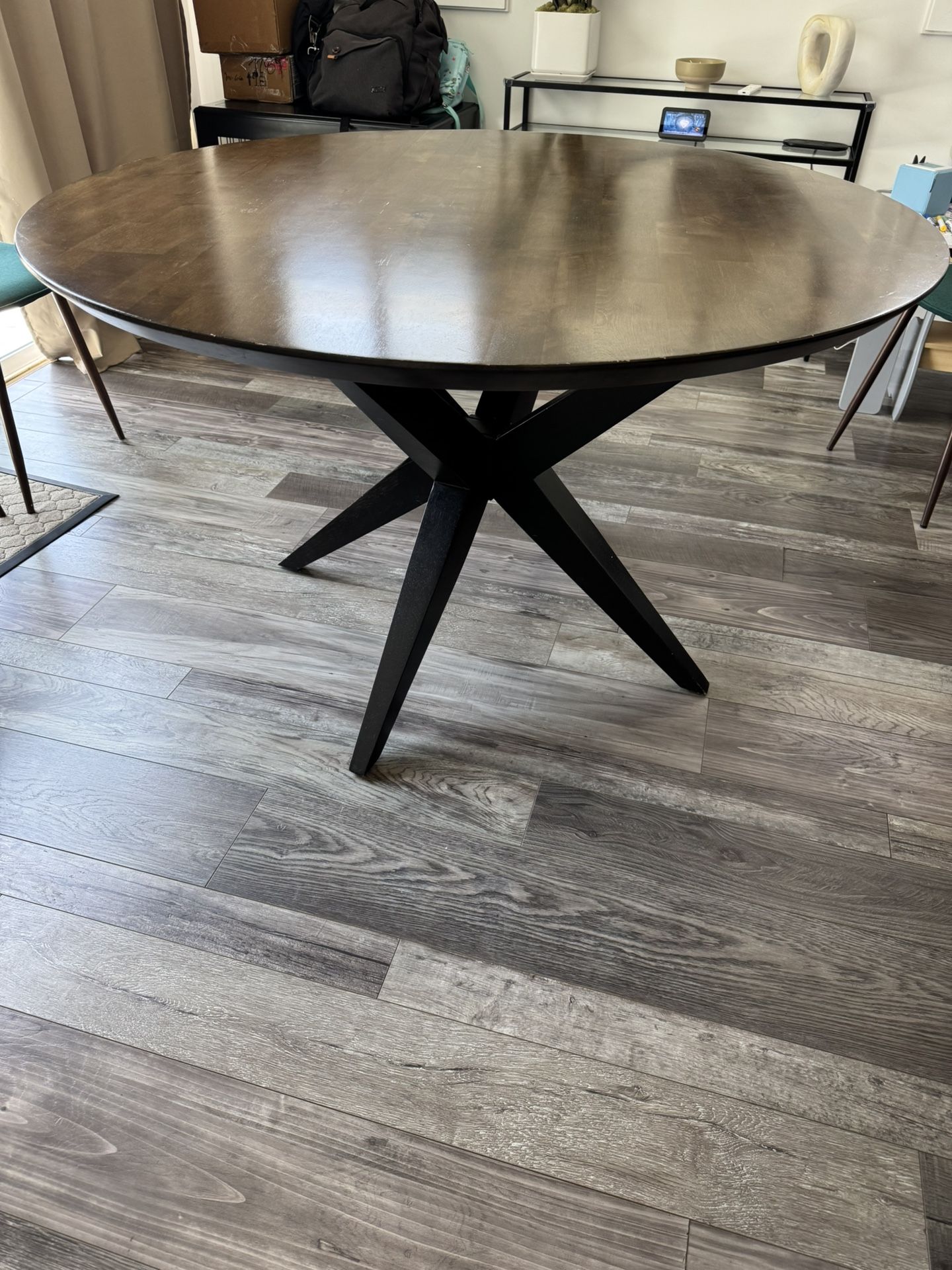 Dark Brown Dining Table