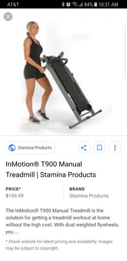 Fitness Treadmill Inmotion T900 Manual Treadmill Instructions
