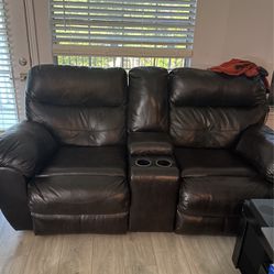 2 Seater Recliner Love Seat With Hand rest & Storage 
